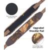 CVLIFE Two Point Sling Rifle Sling with Wide Neoprene Padded, Padded Sling with Metal Swivels, Thumb Loop, Length Adjustable for Outdoors(Khaki Camo)