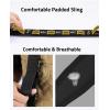 CVLIFE Two Point Sling Upgrade Wide Padded Sling with Removable Sling Swivels Quick Adjust Traditional Sling Length Adjustable for Outdoor Activities(Black)
