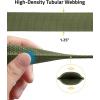 CVLIFE Two Point Sling Upgrade Wide Padded Sling with Removable Sling Swivels Quick Adjust Traditional Sling Length Adjustable for Outdoor Activities(Green)