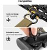 CVLIFE Two Point Sling Upgrade Wide Padded Sling with Removable Sling Swivels Quick Adjust Traditional Sling Length Adjustable for Outdoor Activities(Khaki)