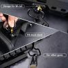 CVLIFE Two Point Sling with 2 Pack Anti-Rotation Sling Swivels,Adjustable Length Rifle Sling Elastic Cord Design Traditional Sling for Outdoor(Khaki)