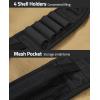 CVLIFE Two Point Sling with 4 Shell Holders and Quick-Grab Handle Shotgun Sling,Wide Shoulder Straps Rifle Sling with Thumb Loop Adjustable Length(Black)