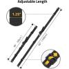 CVLIFE Two Point Sling with Quick Adjust Thumb Loop, Rifle Sling with Metal Adjuster Buckle Removable Sling Swivels Black
