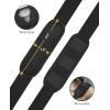 CVLIFE Two Point Sling with Removable Shoulder Pad Rifle Sling Adjustable Length Traditional Gun Sling with 2 Pack Swivels(Black)