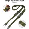 CVLIFE Two Point Sling with Removable Shoulder Pad Rifle Sling Adjustable Length Traditional Gun Sling with 2 Pack Swivels(Green)