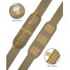 CVLIFE Two Point Sling with Removable Shoulder Pad Rifle Sling Adjustable Length Traditional Gun Sling with 2 Pack Swivels(Khaki)