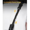 CVLIFE Two Points Rifle Sling with Length Adjuster Traditional Sling with Metal Hook for Outdoors(Black)
