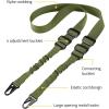 CVLIFE Two Points Rifle Sling with Length Adjuster Traditional Sling with Metal Hook for Outdoors(Green)