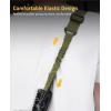 CVLIFE Two Points Rifle Sling with Length Adjuster Traditional Sling with Metal Hook for Outdoors(Green)