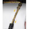 CVLIFE Two Points Rifle Sling with Length Adjuster Traditional Sling with Metal Hook for Outdoors(Khaki)