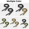 CVLIFE Two Points Sling with Length Adjuster Traditional Sling with Metal Hook for Outdoors 2 Pack(Khaki)