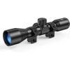 CVLIFE 4×32 Compact Rifle Scope – 1 inch Tube Scope Optics Hunting Scope with Mounts(11mm)