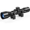CVLIFE 4×32 Compact Rifle Scope – 1 inch Tube Scope Optics Hunting Scope with Mounts(20mm)