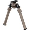 CVLIFE Bipods for Rifles Sturdy Rifle Bipod Compatible with M-Rail Portable Height Adjustable Stable for Hunting Shooting Outdoors(Flat Dark Earth)