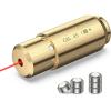 CVLIFE Bore Sight Laser 223 5.56mm/9mm/.243.308/12Gauge/7.62x39mm/.45acp Red Laser Bore Sighter with Batteries(.45acp)