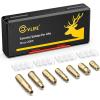 CVLIFE Bore Sight Laser for Cal.223/5.56MM/9MM/7.62X39MM/30-30/30-06/.243/308/.45acp Caliber for Scope Brass Bore Sighter Kit for Hunting with Batteries (Specific Chamber Type)