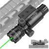 CVLIFE Laser Sight for Rifle with Picatinny/M-lok Rail Mount, Green Laser for Guns, Low-Profile Laser Sight with Pressure Switch(Picatinny Mounted)