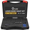 CVLIFE Professional Laser Bore Sight Kit with 32 Adapters fit 0.17 to 12GA Calibers, Red or Green Bright Bore Sighter Laser with Button Switch, Powerful Support for Hunting(Red Laser with Box)