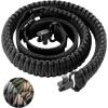 CVLIFE Rifle Sling Strap 550 Paracord 2 Point Sling with Tri-Lock Swivel for Hunting and Outdoor(Black)