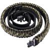CVLIFE Rifle Sling Strap 550 Paracord 2 Point Sling with Tri-Lock Swivel for Hunting and Outdoor(Camo Green)