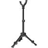 CVLIFE Shooting Rest Tripod – Adjustable Height, 360 Degree Rotation, V Yoke Stand – Portable Rifle Rest for Target Shooting, Hunting and Outdoor Activities(11.8-25″)