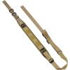 CVLIFE Two Point Padded Sling, Upgrade Wide Pad Gun Sling with Removable Shoulder Strap, Rifle Sling Easily Adjust Length, 1.25″ Wide Tube Webbing Sling with Wide Pad, Fast Loop for Outdoors(Khaki)