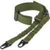CVLIFE Two Points Rifle Sling with Length Adjuster Traditional Sling with Metal Hook for Outdoors(Green)