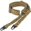 CVLIFE Two Points Rifle Sling with Length Adjuster Traditional Sling with Metal Hook for Outdoors(Khaki)