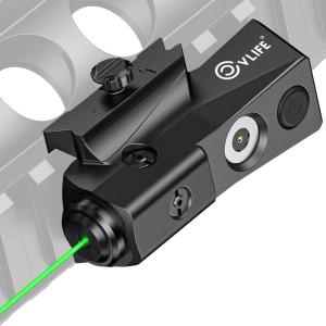 CVLIFE Green Laser Sight Compatible with Picatinny Rail, Laser Sight with Magnetic Rechargeable(Green Laser)
