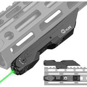 CVLIFE Green/Red Laser Sight Compatible with M-Lok and Picatinny Rail, Laser Sight with Magnetic Rechargeable(Green Laser)
