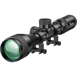 CVLIFE JackalHowl F02 AO Rifle Scope – SFP Hunting Rifle Scope with Parallax Adjustment and 20mm Scope Rings – Second Focal Plane(3-9×40 AO)