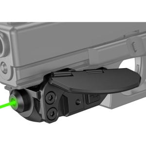 CVLIFE Laser Sight for Pistol with Handstop, Low Profile Rechargeable Pistol Laser Sight Compatible with 21MM Picatinny Rail, Green/Red Laser Beams with Strobe Mode(Green Laser)