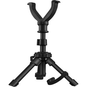 CVLIFE Shooting Rest Tripod – Adjustable Height, 360 Degree Rotation, V Yoke Stand – Portable Rifle Rest for Target Shooting, Hunting and Outdoor Activities(7.5-15″)