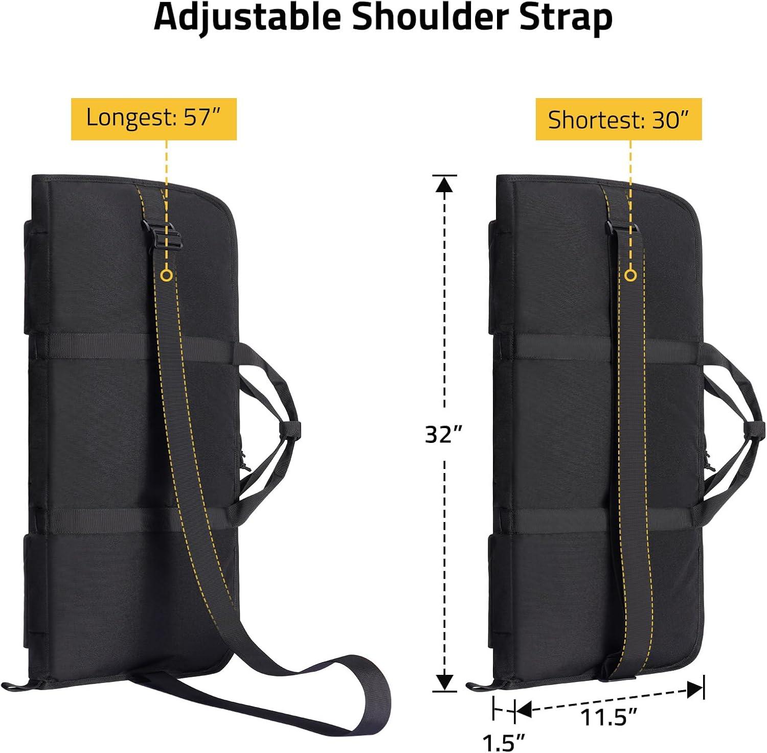 image:imageCVLIFE 32 Soft Rifle Case Ar Pistol Case Gun Case Gun Bag Shotgun Case Sbr Bag Rifle Bag Sbr Case Ar Pistol Bag with Lockable Zipper for Outdoor Hunting Shooting Black