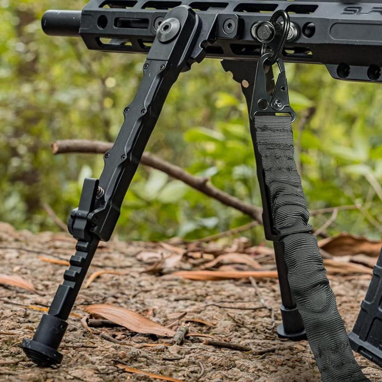 image:imageCVLIFE 759 Inches Rifle Bipod Compatible with MRail Bipod with Two Point Rifle Sling for Rifle Adjustable Foldable Attach Directly Bipod for Shooting Hunting Range and Outdoors