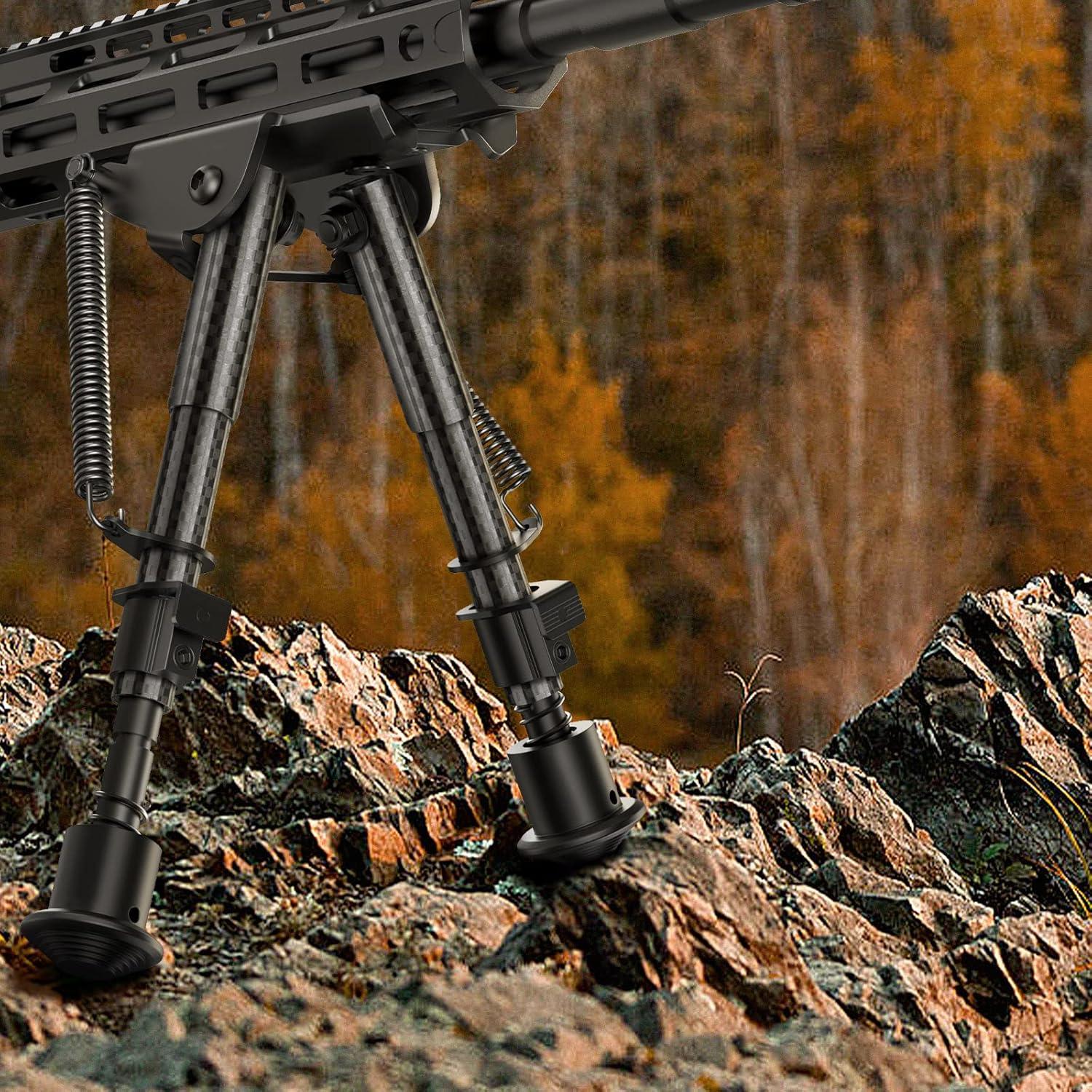 image:imageCVLIFE Bipod 69 Inch Lightweight Rifle Bipod for MRail Attach Directly for Hunting and ShootingCarbon Fiber