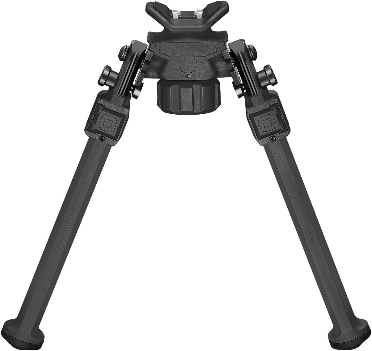 image:imageCVLIFE Bipod for Shooting and HuntingRifle Bipod Sling Mounting Bipod for Rifle Made of Lightweight HighStrength PolymerBlack