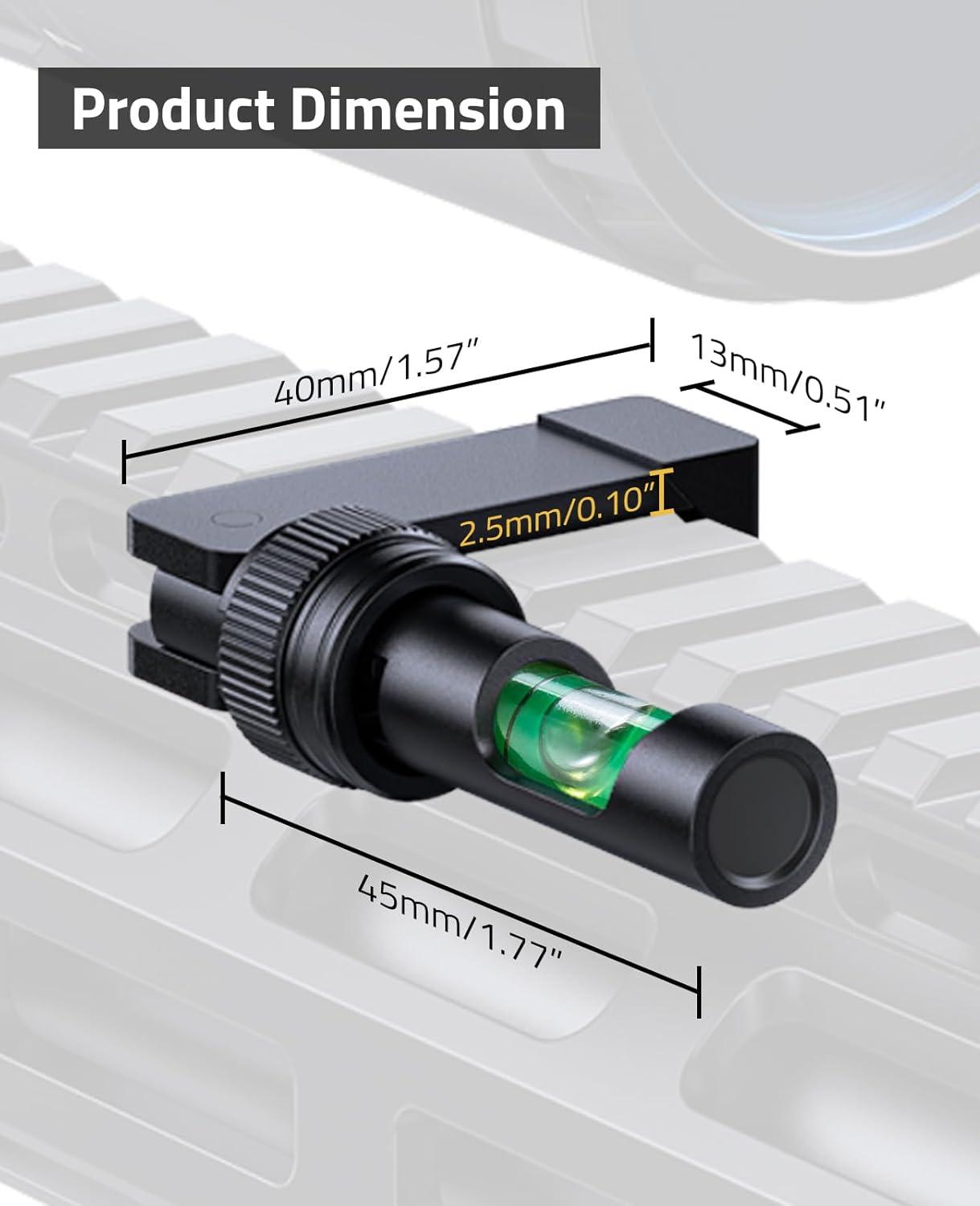 image:imageCVLIFE Fold Away Scope Leveling Kit Precision Scope Leveling Tool with Picatinny AntiCant Bubble Level