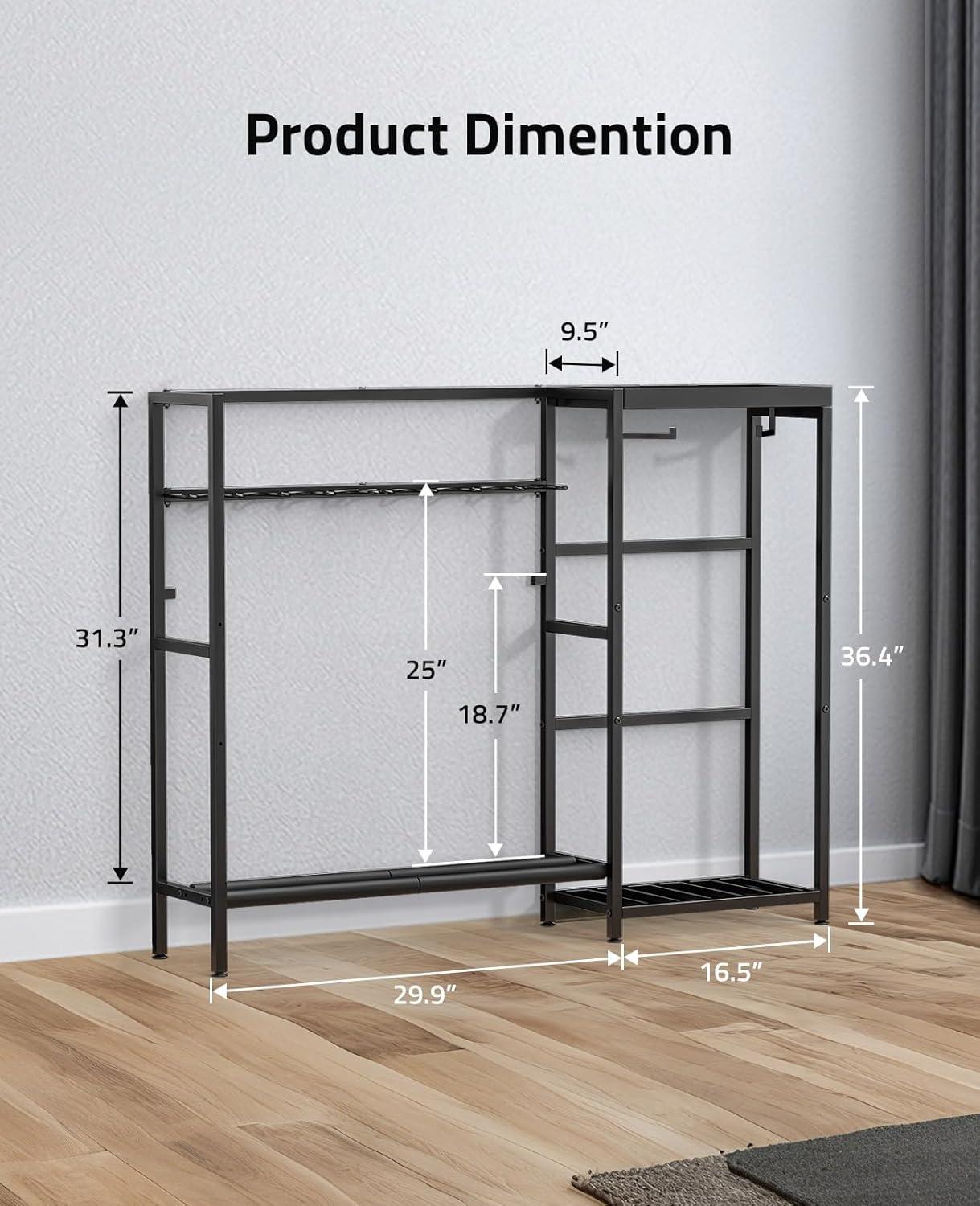 image:imageCVLIFE Gun Rack Stand Vertical Rifle Rack Floor Stand with Tactical Gear Rack Indoor Rifle Display Stand Holder for RifleShotgun Holds up 8 Long Guns for Home Garage Shop Storage