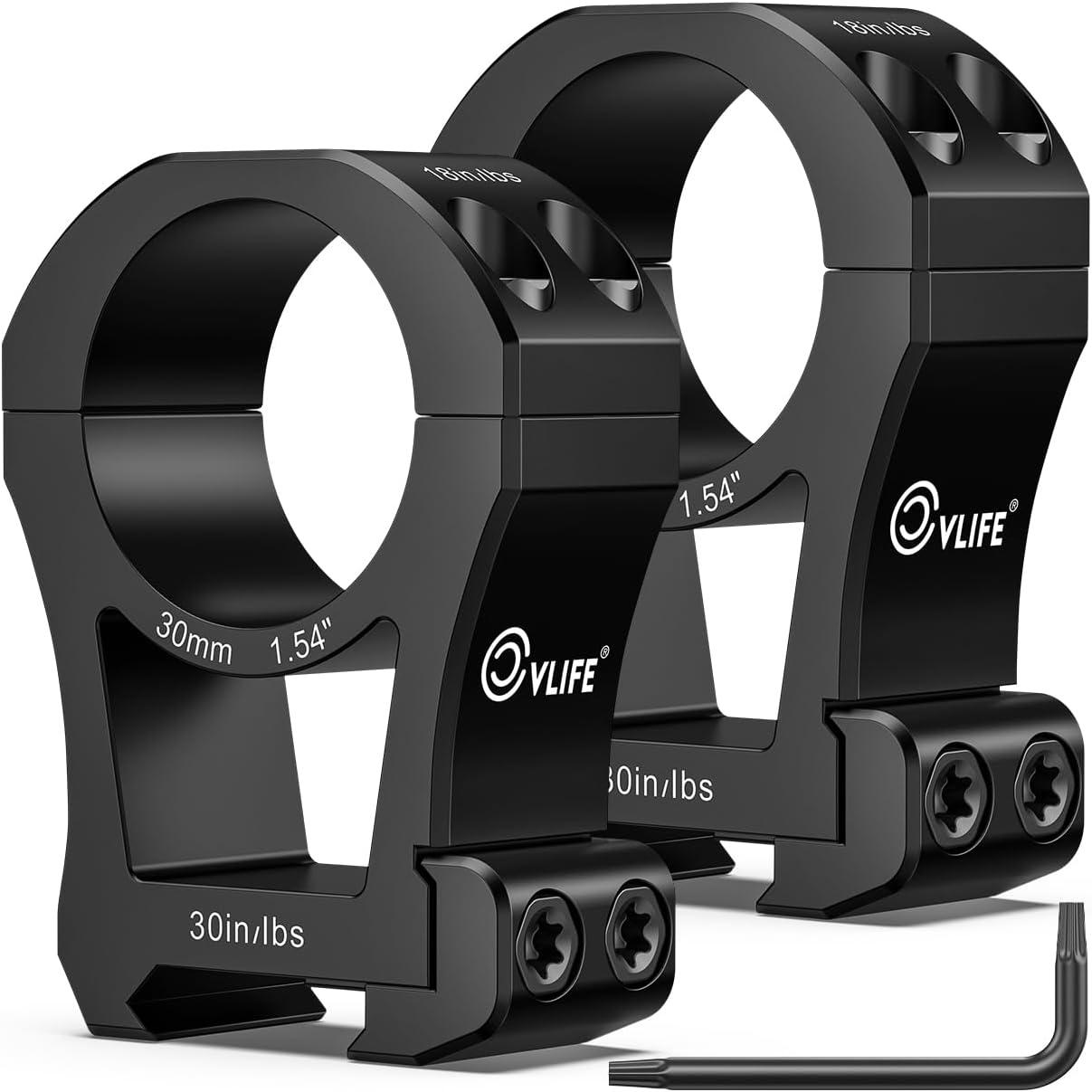 image:imageCVLIFE Precision Scope Rings Mount Compatible with Picatinny Rails and More 2 PiecesExtra High