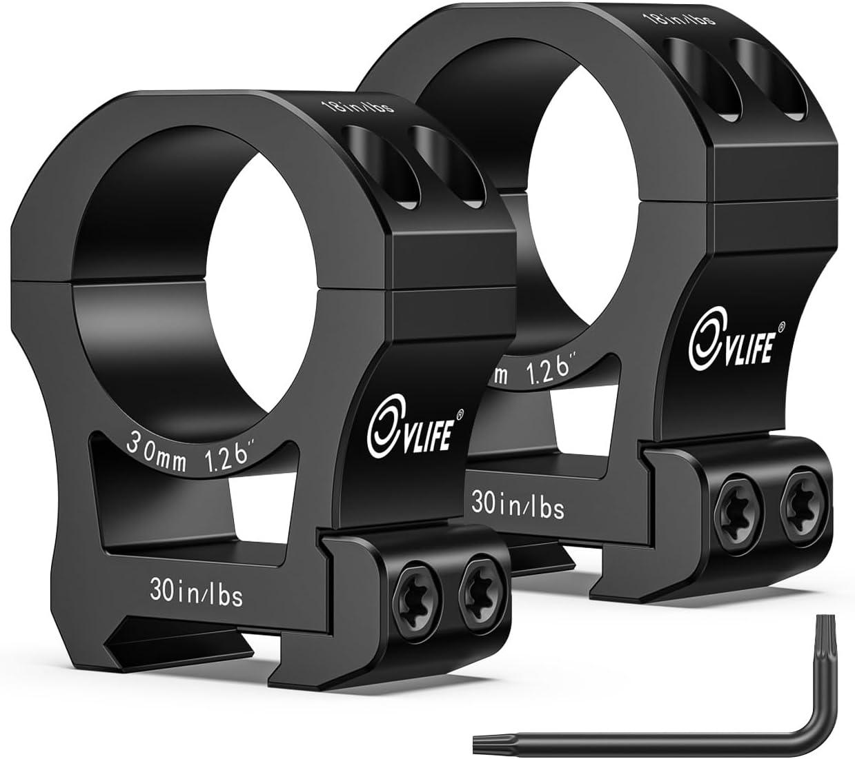 image:imageCVLIFE Precision Scope Rings Mount Compatible with Picatinny Rails and More 2 PiecesHigh