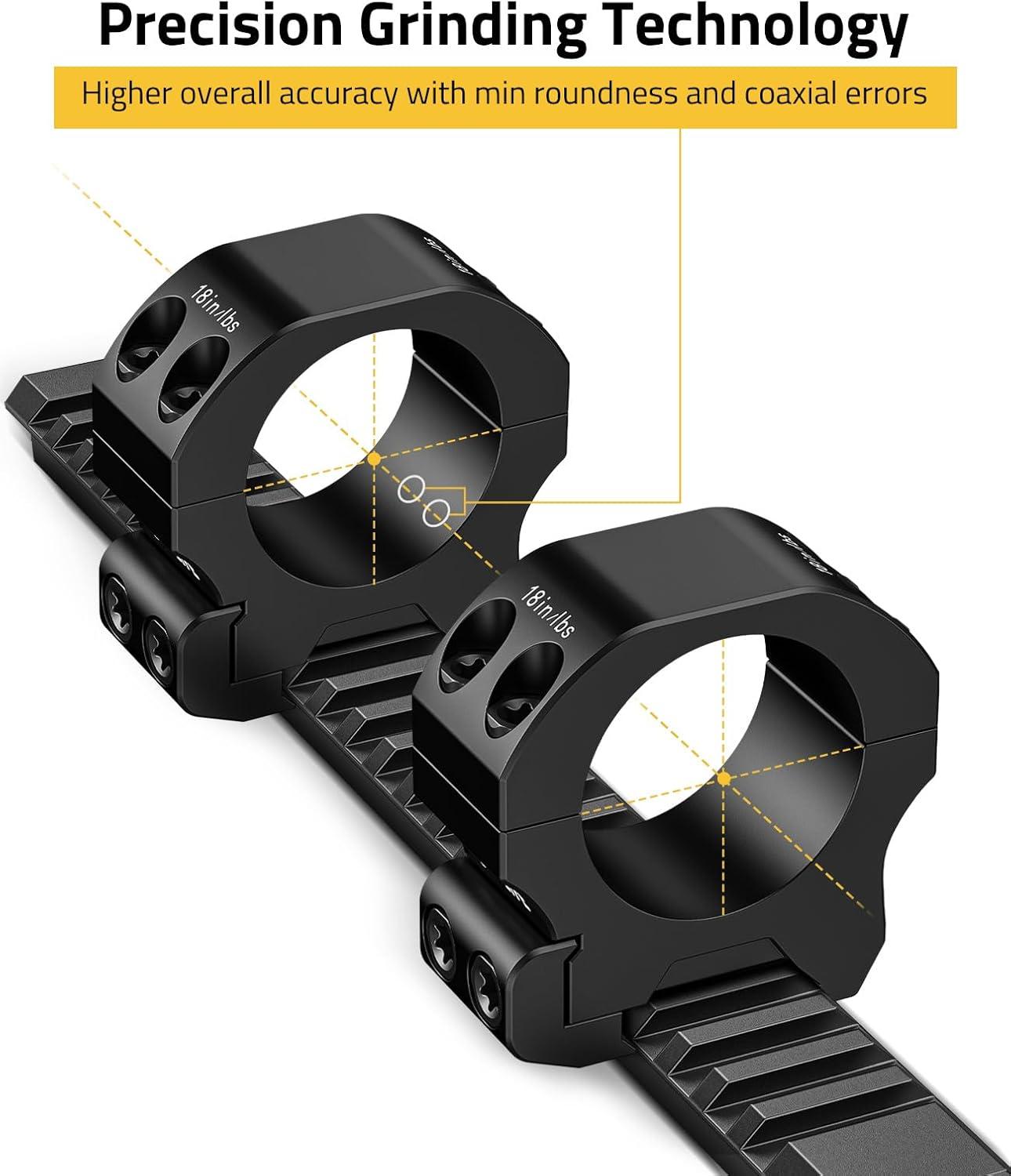 image:imageCVLIFE Precision Scope Rings Mount Compatible with Picatinny Rails and More 2 PiecesLow
