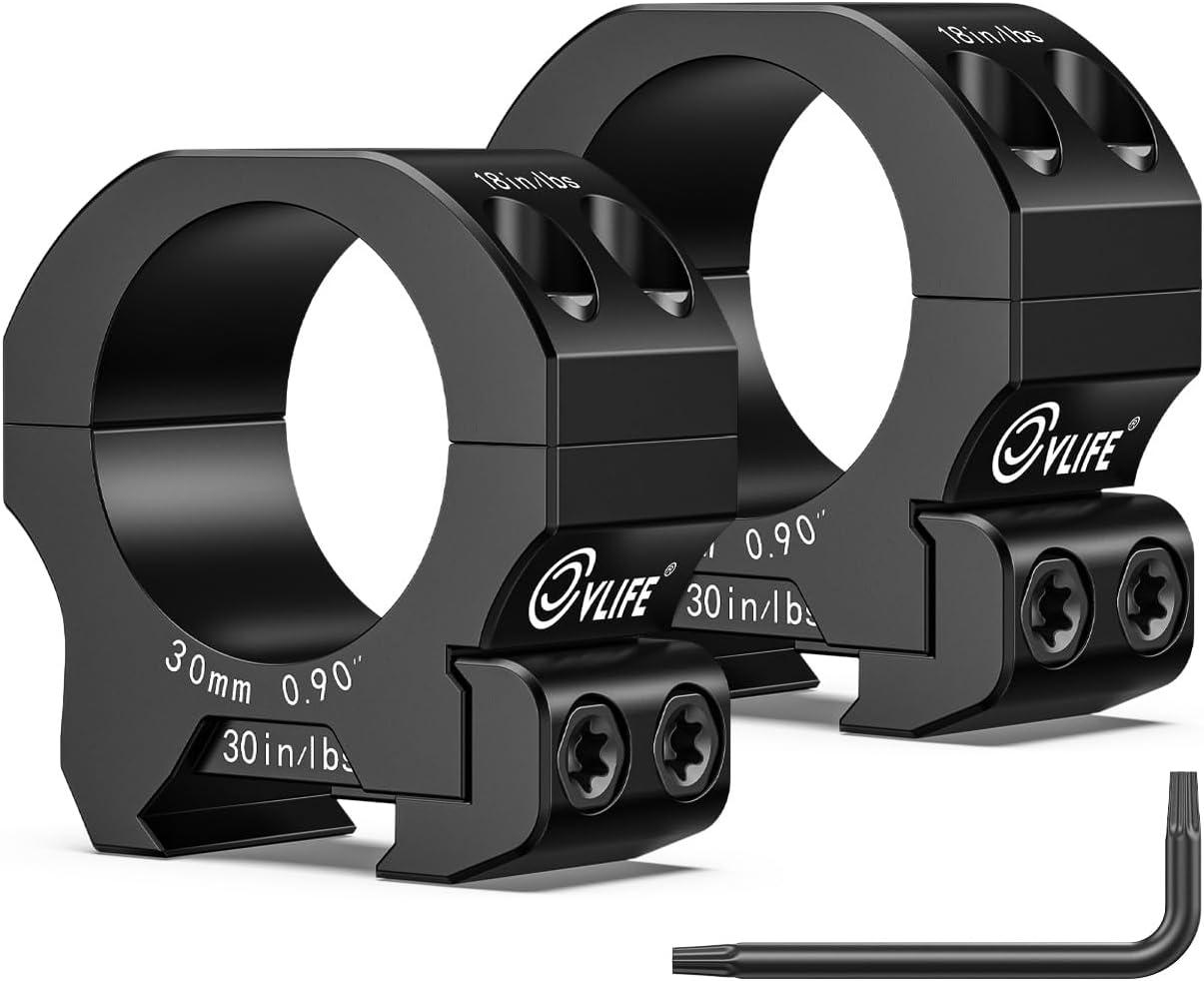 image:imageCVLIFE Precision Scope Rings Mount Compatible with Picatinny Rails and More 2 PiecesLow