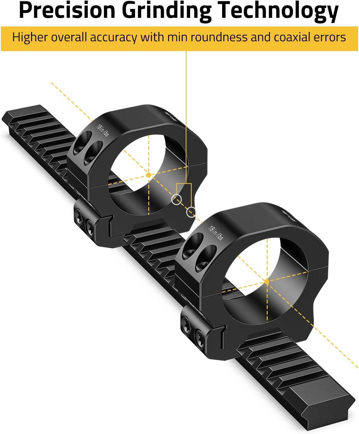 image:imageCVLIFE Precision Scope Rings Mount Compatible with Picatinny Rails and More 2 PiecesLow