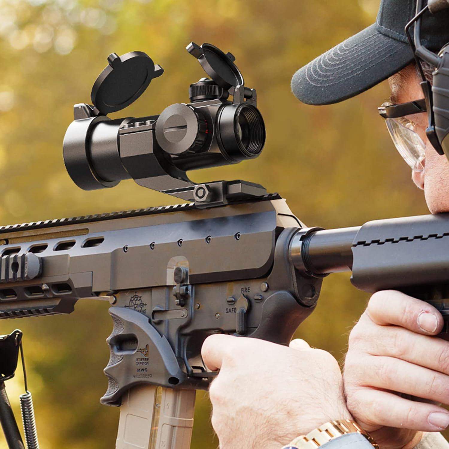 image:imageCVLIFE Red Green Dot Scope Reflex Sight for 20mm Cantilever MountBlack