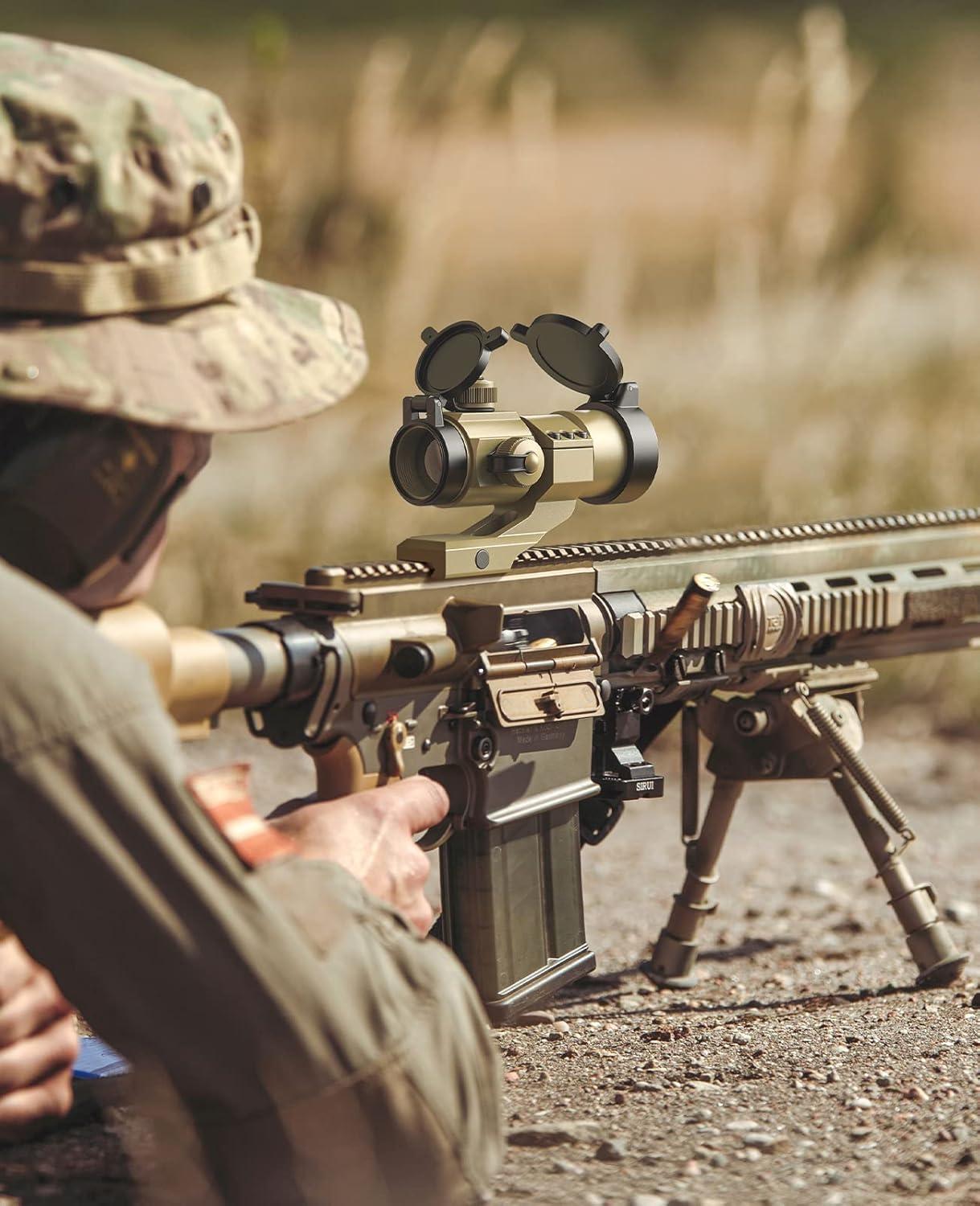 image:imageCVLIFE Red Green Dot Scope Reflex Sight for 20mm Cantilever MountSand
