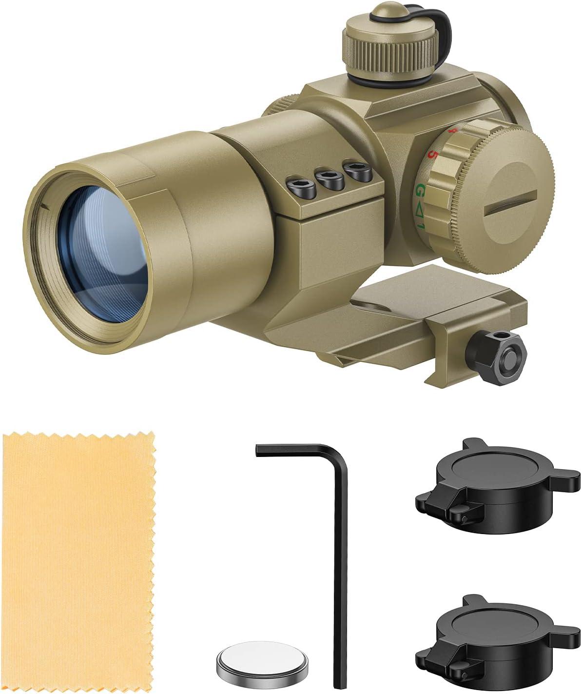 image:imageCVLIFE Red Green Dot Scope Reflex Sight for 20mm Cantilever MountSand