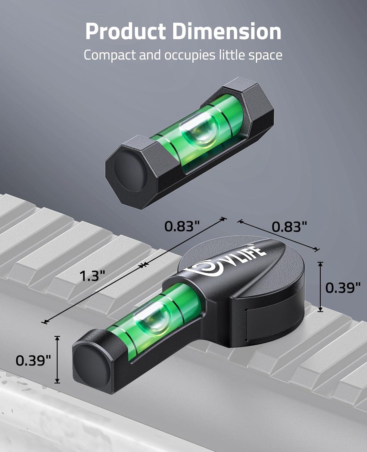 image:imageCVLIFE Scope Level Scope Leveling Kit with Magnetic Bases High Visibility Bubble Level with Strong Metal Structure for Optics Accessories Leveling System