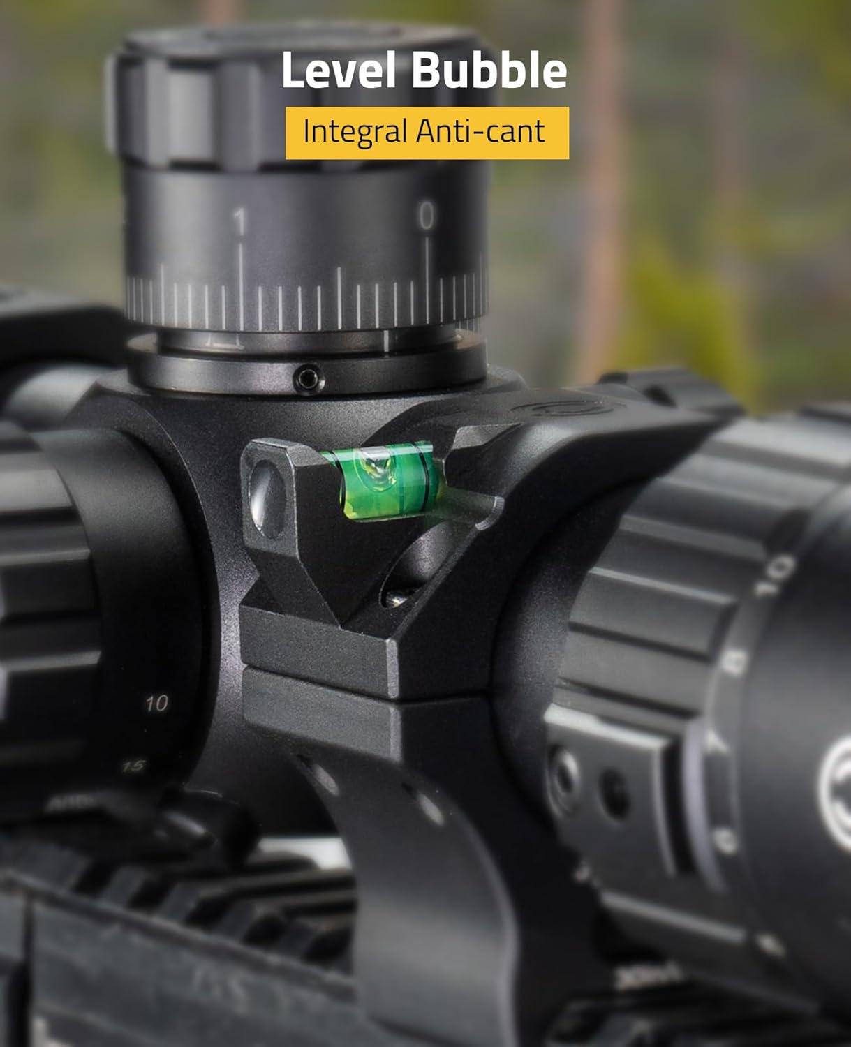 image:imageCVLIFE Scope Rings Precision Scope Mount with Level Bubble for Picatinny Rails 2 PiecesLow