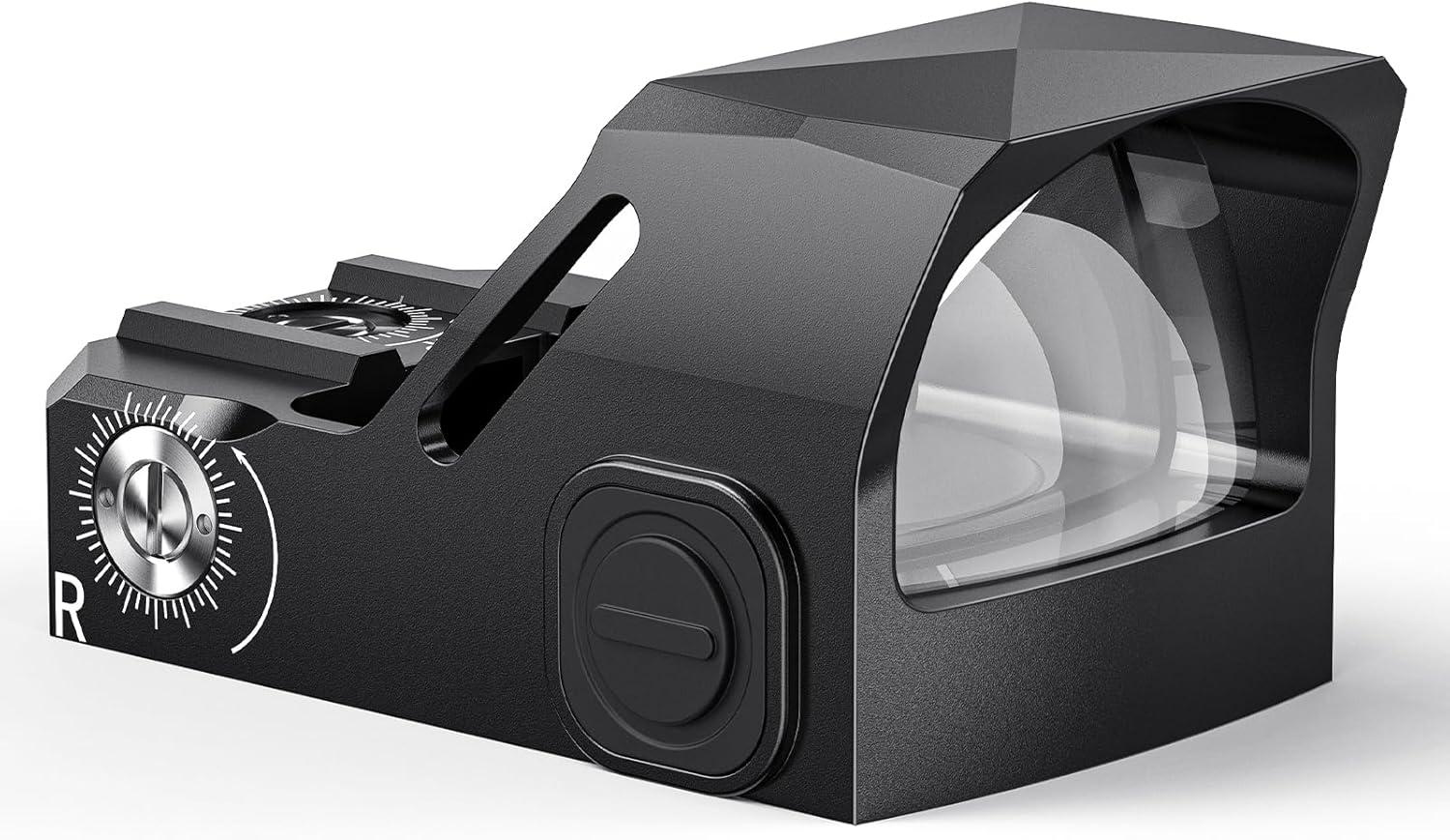 image:imageCVLIFE WolfCovert Motion Awake Pistol RedGreen Dot Sight for Doctor Cut Footprint 3 MOA Red Dot 1X24mm Open Reflex Sight Full Size Optics with Adapter Plate for MOS amp Picatinny Handgun ScopeGreen Dot